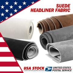 Car Interior Upholstery Fabric -Premium Faux Suede for Headlining, Pillars,Trim