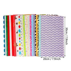 Printed Felt Fabric, Pattern Fabric Sheets, 23 20x30cm, [Various]