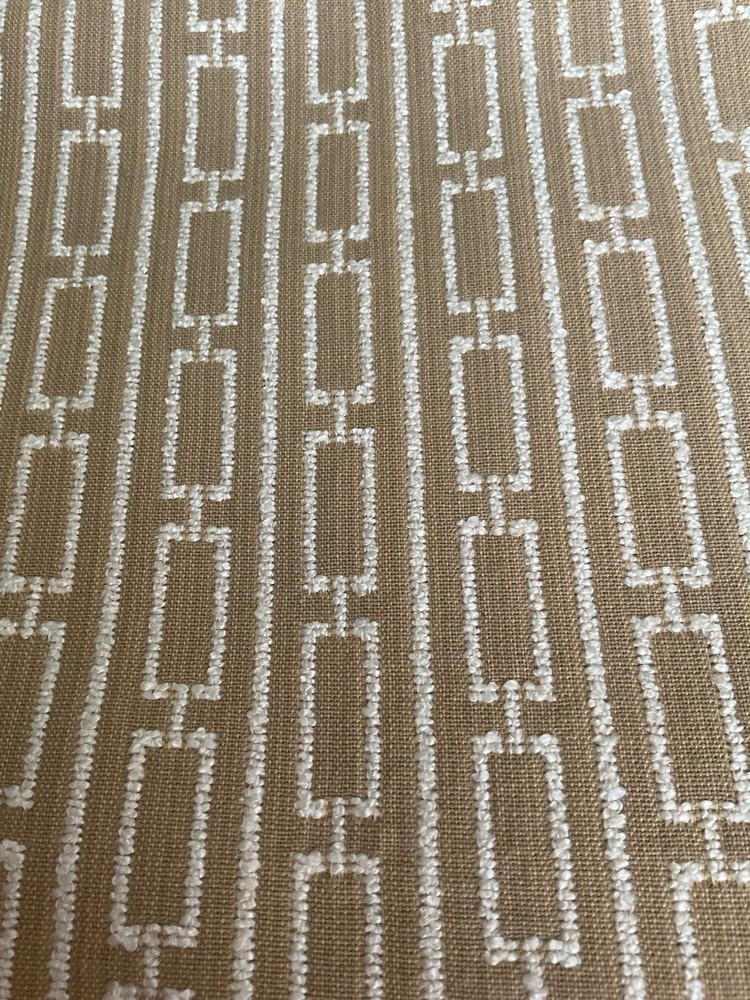 Fonthill Stark Fabric Remnant Linked Up Color Sand 25 Wide X 33 Long