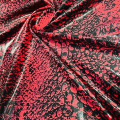 4 Way Stretch Fabric Metallic Scales Animal Print Spandex By Yard for Swimwear
