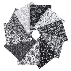 -25 Options- 100 Cotton Quilting Fabric Bundles 10pcs Fat Quarters 18”x21”-Me…
