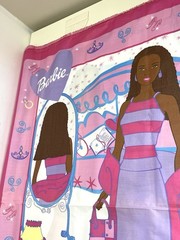 2002 Ethnic Barbie Material Fabric 102 x 45” Sewing 3 Large Uncut Panels B