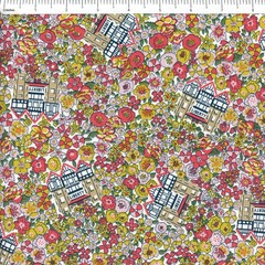1/4 Yard Liberty Fabrics Flower Shop In Bloom C Quilt Cotton