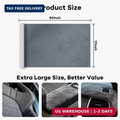 Premium Self-Adhesive Suede Fabric Wrap for Cars, Suede Car Interior Wrap for Da