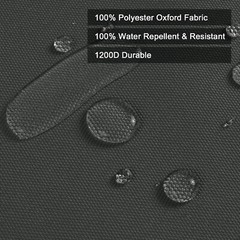 100% Waterproof Canvas Fabric By the Yard 310gsm/1200D Marine Upholstery Cloth