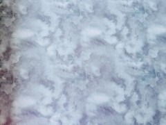 1m x 1.50m French Terry Fairyland Watercolour Smoke Blue