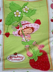VINTAGE 2004 Strawberry Shortcake (Spectrix) Fabric Panel – 36” x 44”