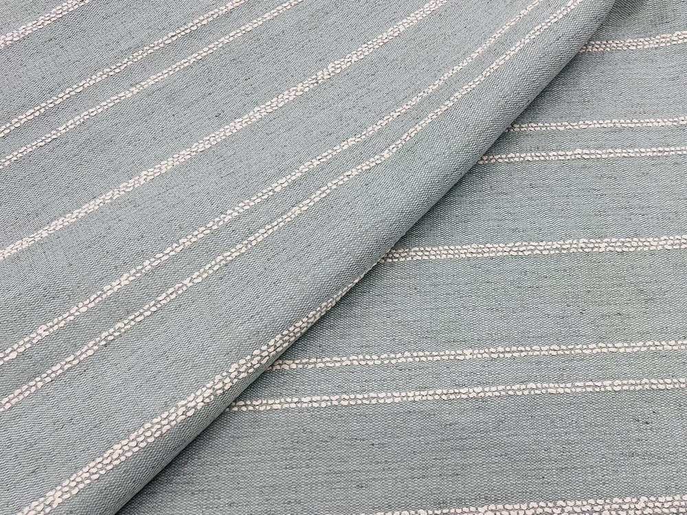 Thibaut Crypton Stripe Upholstery Fabric- Nolan Stripe / Seamist 2.50 yds W73310