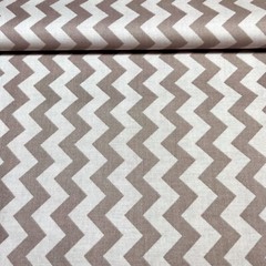 Chevron ZigZag Fabric Riley Blake Designs C400 RBD Designers 2012 Taupe Cotton
