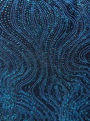Teal Glitter stretch VELVET FABRIC BY THE YARD 64″ WIDE