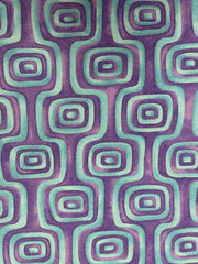 Decorator Fabric Modern Geometric Blue/Purple Cotton **Read for Yardage