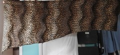 Leopard Cheetah Animal Print Faux Fur Fabric Velboa 2 Piece Craft Lot Irregular
