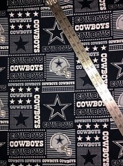 NFL Dallas Cowboys Cotton Fabric 1/2 Yard (18 By 58”) New