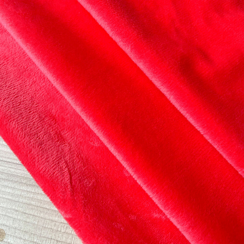 Solid Color Short Plush Velvet Fabric Polyester Material Super Soft Diy Handmade