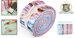 40 Unique Floral Fabric Squares – Soft Cotton Strips for Arts and Crafts Lovers