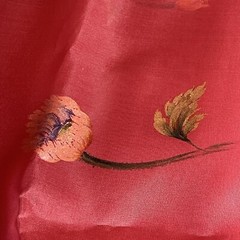 SILK Pink-Red, FABRIC 10 Yards x 22 Inches Wide or 360 Inches x 22 Wide
