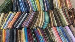 Super Grab Bag Deal!!! 5 bundles of FQs (5 per) bundle – high quality batiks!