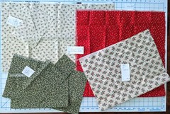 Fabric Christmas Groups Less than Yard, Fat Qtrs and/or remnants: Price per Lot