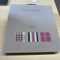 Fabric Sample Book Villa Nova Seville Washable Brushed Cotton (82) 8×4.75” Pgs