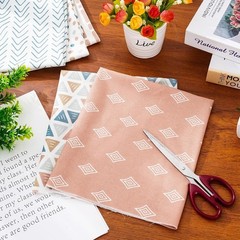 Pastel Boho Fat Quarters – 12 Unique Cotton Fabric Bundles for Sewing & Quilting