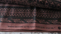 3 yard 20″ x 44″ Quilt Fabric Jeweled Essentials Brown flowers Avlyn Studios