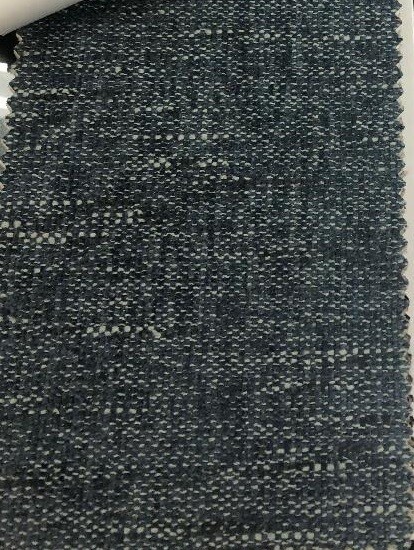 Avenger Denim Blue Tweed Soft Chenille Upholstery Fabric by the yard