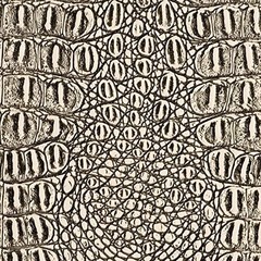 Faux Leather Alligator Fabric 1 Yard Cut 36×54 Inch Black White Print Embossed