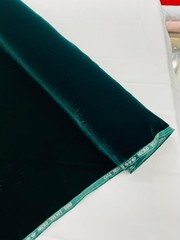 Hunter Green Micro Velvet Fabric by the Yard 45″ Wide Soft Plush Sewing Craft