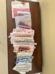 Large Lot of Vintage Fabric (3lbs)