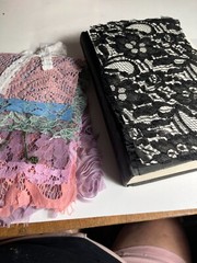 10 pc flip junk journal lace 8.5 by 5.5″ cutters, snippets , variety