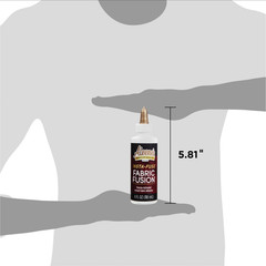 Fabric Fusion Insta-Fuse Permanent Fabric Glue Thermo-Activated Instant Dry Time