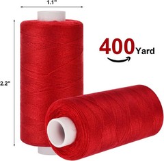 Eoehro 72pcs Sewing Thread Kit, 36 Colors, 400 Yards per Spool 36 colors