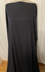 100% Silk Gabardine Black A Rare Luxurious Fabric By The Yard 56 Inches Wide