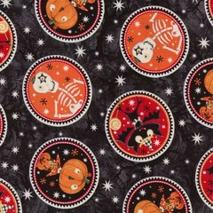 Studio E Quilting Fabric by the 1/4 yard Hello Glow Halloween Glow in the Dark