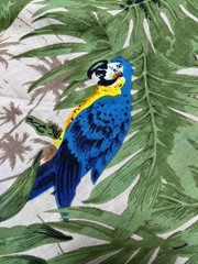 Indian Cotton Multi Parrot Dressmaking, Sewing Running Cotton Fabric 7 Yards AU