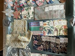 Lot Fabric Quilt Craft Sewing Small – Large 7.5 Pounds Vintage Lot NOS Pre owned