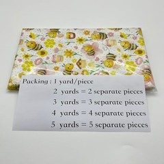1 Yard Pre-Cut 43 x 36 Inch Floral Cotton Fabric 100 Cotton Quilting Sewing