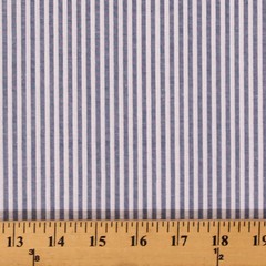 Stripe Seersucker Blue White Cotton Fabric By the Yard D162.22