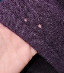 100% Cashmere Sweater Cutter Lot READ AS IS Purple Red Blue Flaws 1 lb 2 oz