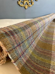 Fine Italian Plaid Wool – Nanette Lepore End Bolt – Gorgeous Drape INSANELY SOFT