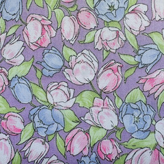 Floral Charm Packs for Quilting 5 Inch, 42Pcs 100% Cotton Fabric Squares 5 X 5 P