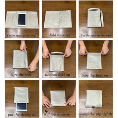 Faraday Fabric Kit 44W×108L+400L Faraday Tape. Multi-Purpose Conductive Material