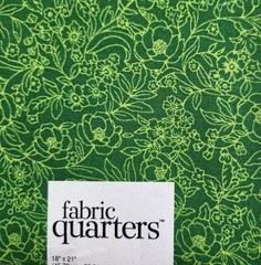 NEW 5 pc Fat Quarter Bundle Assorted Greens JoAnn’s 18″ x 21″