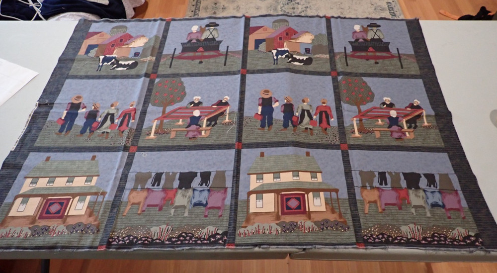“Almost Amish” Fabric Expressions RJR Fabrics Simple Life Quilt Squares/Panels