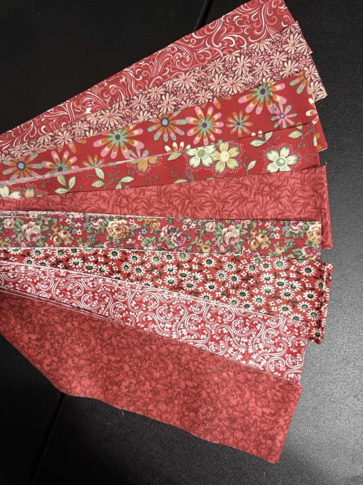 Jelly Roll Strips 18 pc – 9 designs – Die Cut 2 1/2 x WOF