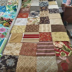 Heavy Duty Fabric Samples 100% woven Polyester Crafting Upcycling Bag Making etc