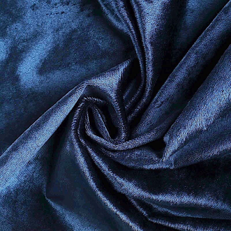 5 yards NAVY BLUE 65″ wide Premium Velvet Fabric Bolt Wedding Event Party Crafts