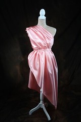 Dusty Rose Silky Bridal Satin Fabric by the yard 60″ Wide 317