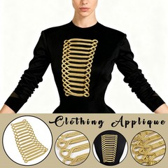 Cosplay Baroque Uniform Decorative Accessories Clothing Applique Patches