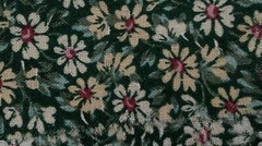 Fabric Springs NEW Small White & Yellow Daisies on Hunter Green 9″ x 23″ $2.95